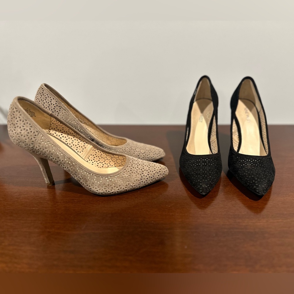 Nine West Pointy Toe Suede Heels – Size 8
